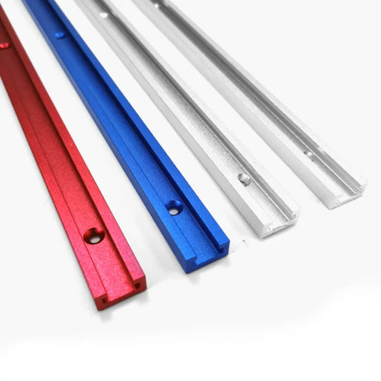 T-Nut-Schiene Aluminium Holzbearbeitung Schlitz Gehrungsführung Vorrichtung für Oberfrästisch Bandsägen Heimwerkerwerkzeug Länge 300/400/500/600/800MM