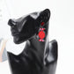 Neue Mode Gelb Blau Rot Bonbon Spiegel Acryl Ohrringe Für Frauen Lustige Süße Baumelohrringe Weihnachtsfeier Schmuck Geschenk