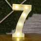Letter Alphabet LED Lights Luminous Number Lamp Decor Battery Night Light for Home Wedding Birthday Christmas Party Decoration