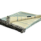 Equinoccio Throw Blanket - Mint / Natural
