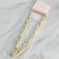 Alternatively Linked Cabled Necklace