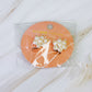Pearl Blooming Stud Clip On Earrings