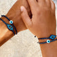 Evil Eye Braided Bead Bracelet