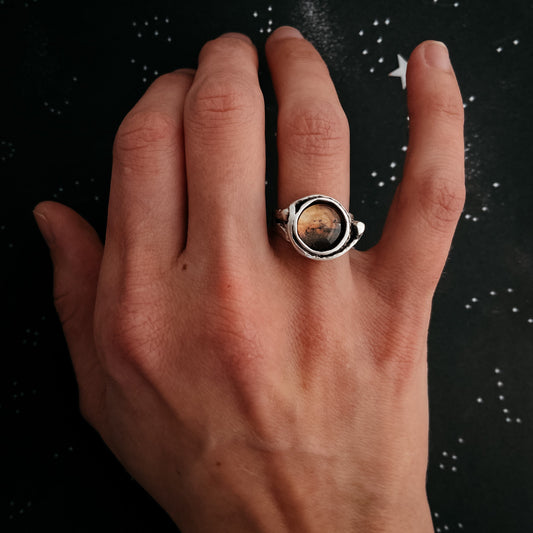 Mars und Monde Ring