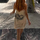 Vela Silk Dress in Lounging Jaguar