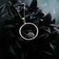 Meteorite Jewelry Set - Circle Necklace and Earrings