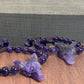 Wolf Spirit Animal Gemstone woven bracelet
