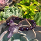 Wolf Spirit Animal Gemstone woven bracelet