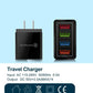 USB Wall Charger Plug Block Cube 4 Port  Portable Quick Charger