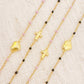 Dainty Color Dots Chain Heart Bracelet