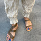 Vera Sandal-Khaki Green