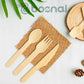 Bosnal – Wooden Disposable Cutlery Set, 6.5 inch, 100 Pcs, Birch Wood Spoons, Forks & Knives
