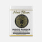 Hair Bloom Natural Jet Black Hair Color- Indigo Powder w/ Mixed Himalayan Herbs Hair Color Powder- 12 individual sachets (10 gm each)- Reusable Brush & Tray Included