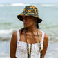 JASMINE Chinoiserie Batik Hat In Brown and Black