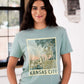Kansas City Travel Poster Unisex Eco-Triblend Tee