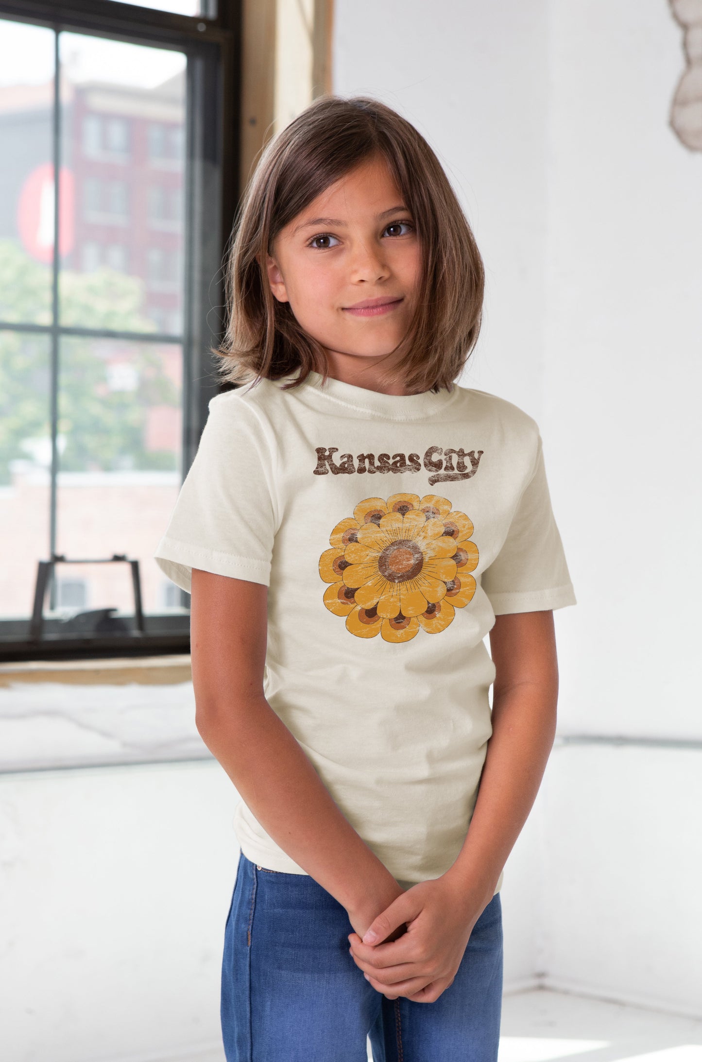 KC Sunflower Youth Eco-Cotton Tee