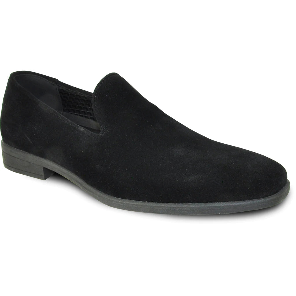 Schwarze Wildleder-Tuxedo-Schuhe „Chelsea“