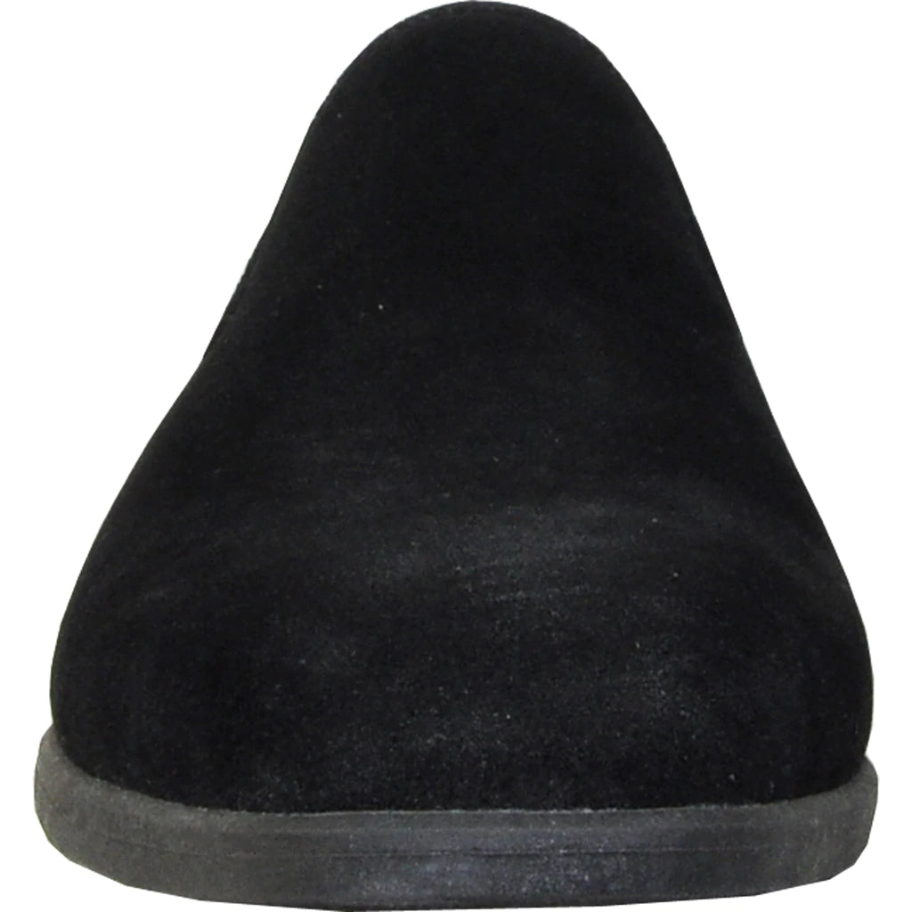 Schwarze Wildleder-Tuxedo-Schuhe „Chelsea“