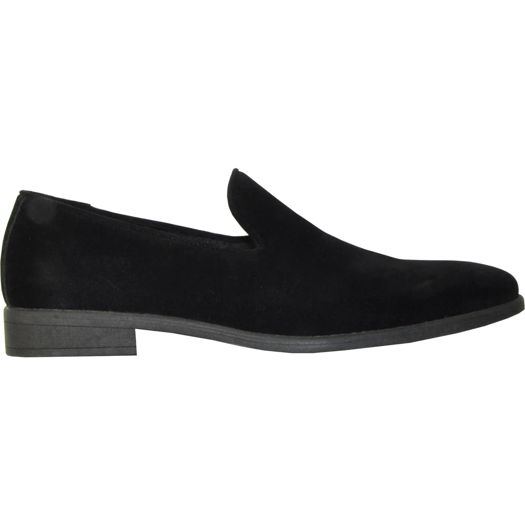 Schwarze Wildleder-Tuxedo-Schuhe „Chelsea“