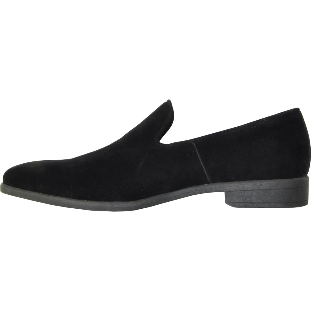 Schwarze Wildleder-Tuxedo-Schuhe „Chelsea“