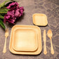 Palm Leaf Plates Square Dinner ALL SIZES Plates 4"-10" Inch (Set of 100/50/25)