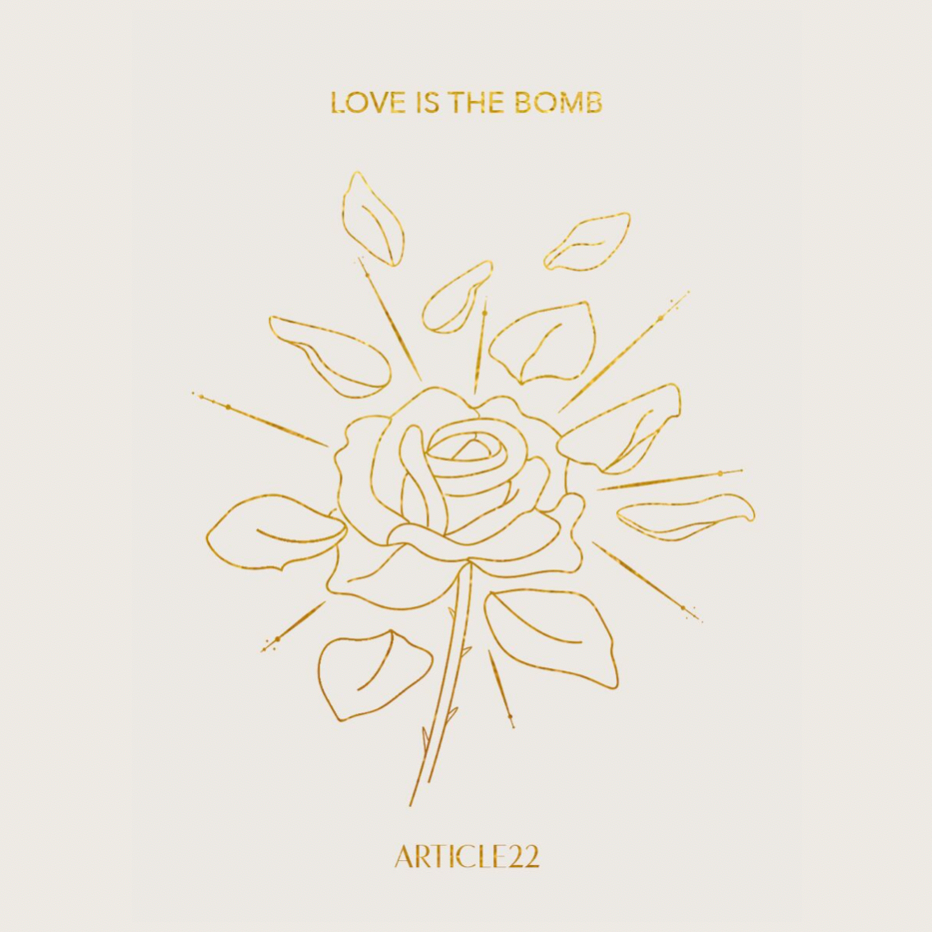 LOVE IS THE BOMB - SILK MANTRA BRACELET