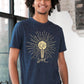Let your Light Shine Gold Foil Unisex Eco-Triblend Tee