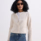 Lady Jacket in Cream Cotton Tweed