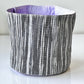Gray Round Planter
