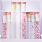 Natural Bath Salts Gift set in 8 Glass Tubes, Luxurious Bath Experience