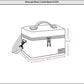 Lunch Box Rainbow Heart Print