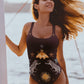 Petra One Piece Swimsuit in Black Jaguar