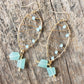 Malibu Earring in Chalcedony