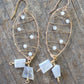 Malibu Earring in Moonstone