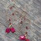 Malibu Earring in Ruby