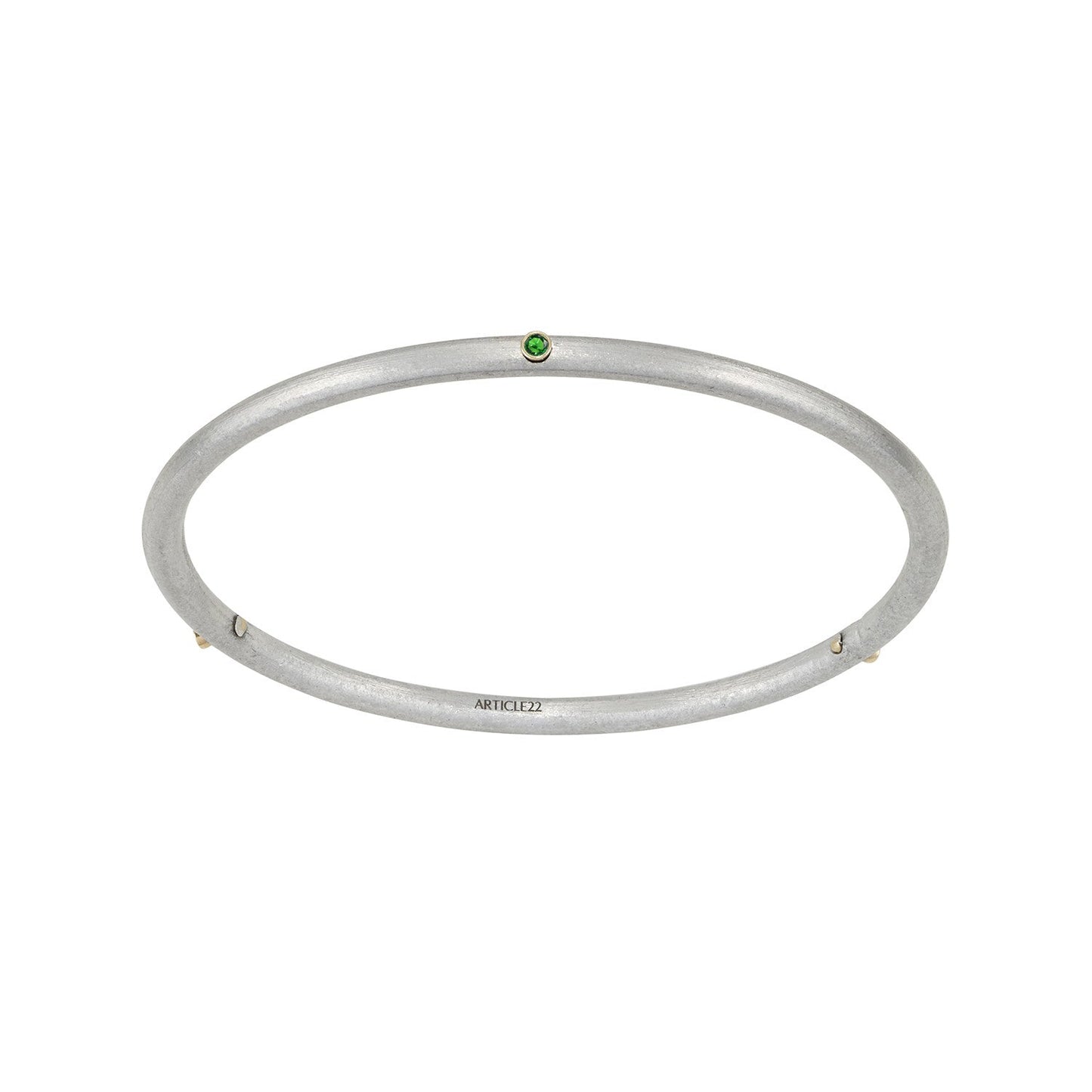 BIRTHSTONE 14K GOLD BANGLE - CUSTOM