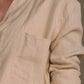 Meet me by the Cliff Dress in Neutral Beige