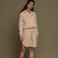 Meet me by the Cliff Dress in Neutral Beige
