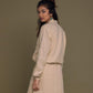 Meet me by the Cliff Dress in Neutral Beige