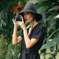 The Meg Jute Straw Hat In Black