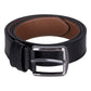Globe Genuine Leather Belt – Handmade Premium Men’s Belt with Heavy-Duty Metal Buckle