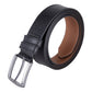 Globe Genuine Leather Belt – Handmade Premium Men’s Belt with Heavy-Duty Metal Buckle