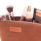 Avondale Premium Leather Dopp Kit - Travel Makeup Bag for Men & Women