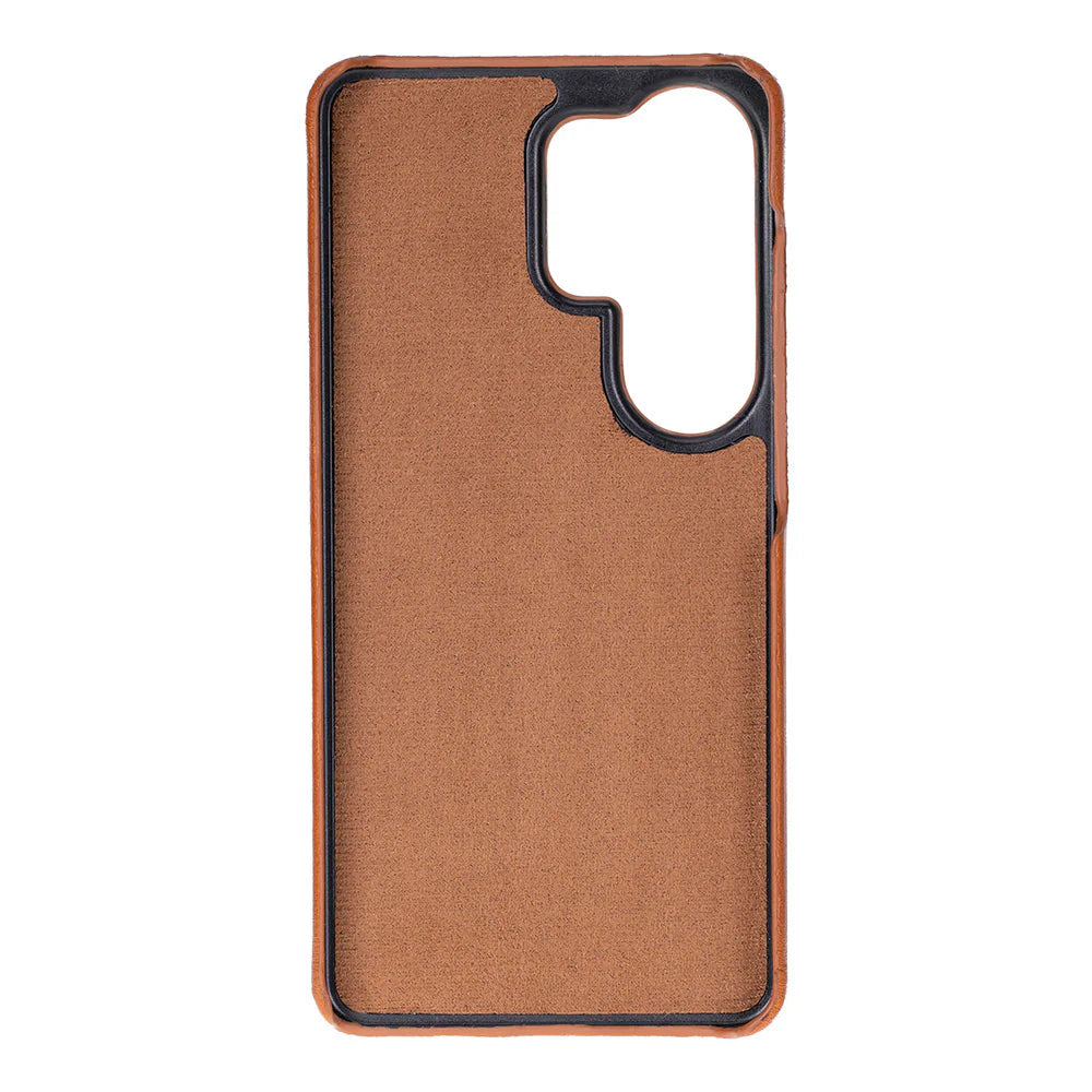 Marion Samsung Galaxy S26 Ultra Leather Case – Genuine Leather Slim Cover