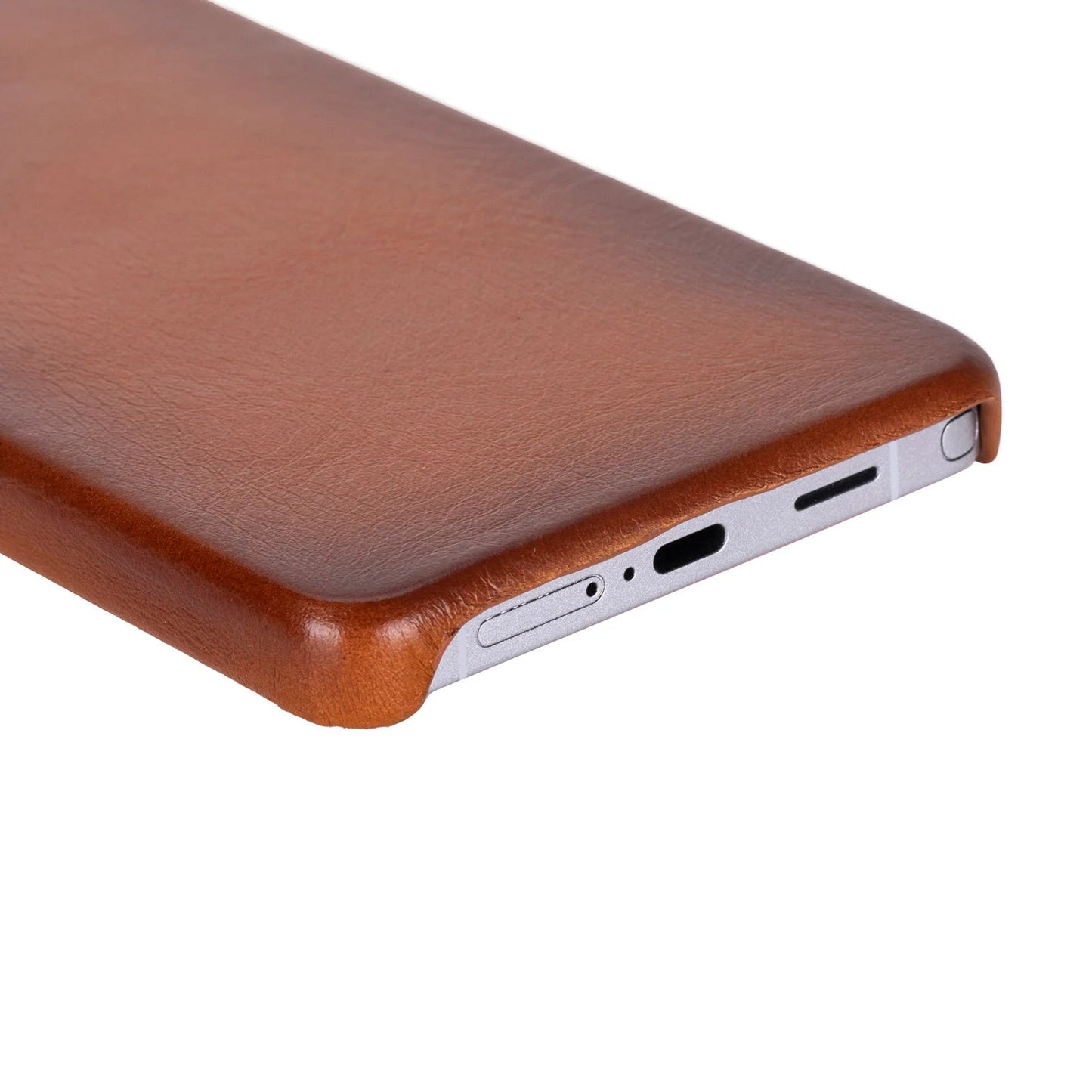 Marion Samsung Galaxy S26 Ultra Leather Case – Genuine Leather Slim Cover