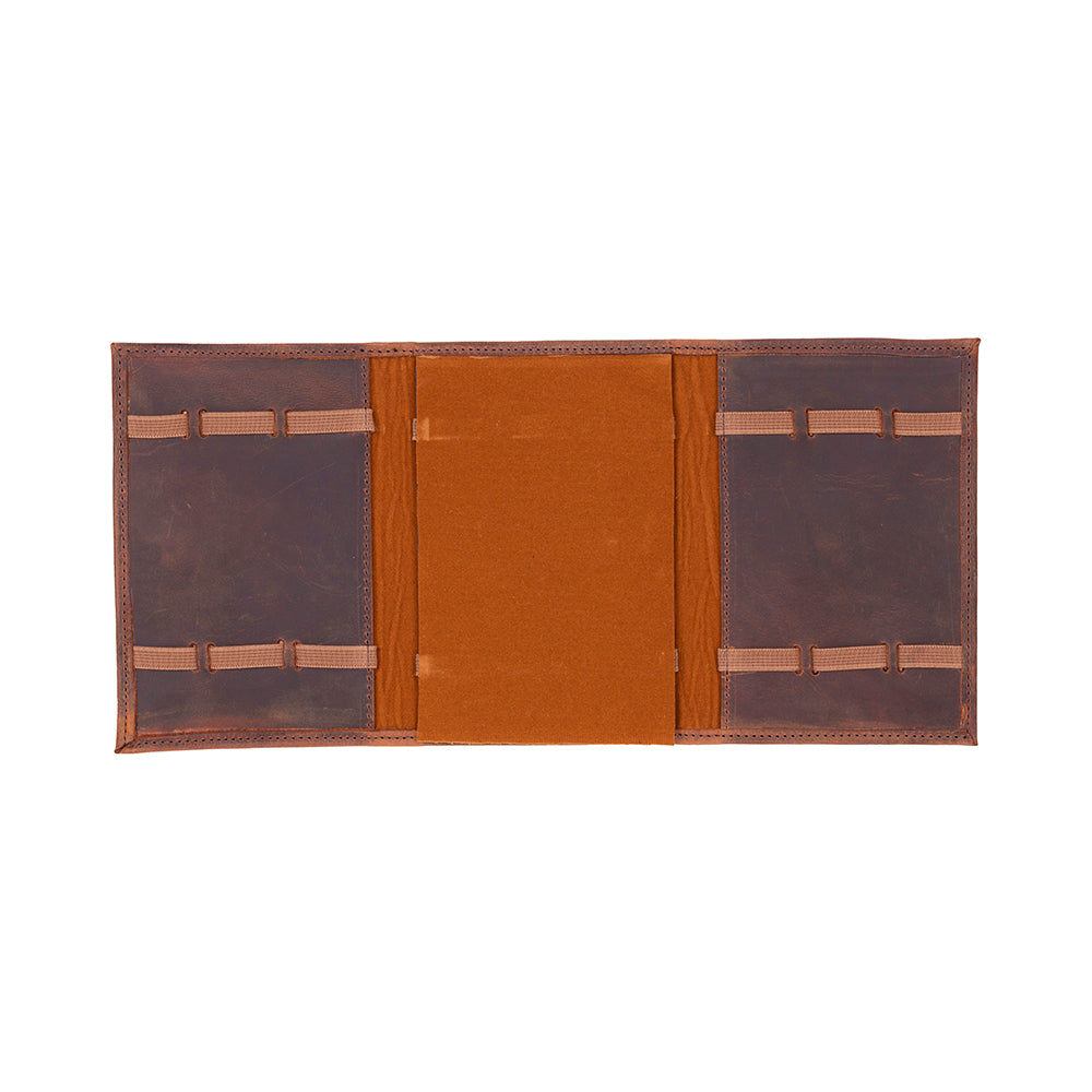 Skagway Leather Watch Band Organizer – 3 Slot Travel Case