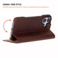 Decatur iPhone 17 Leather Folio Wallet Case