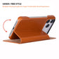 Decatur iPhone 17 Pro Max Leather Folio Case