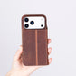 Decatur iPhone 17 Pro Leather Folio Wallet Case