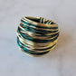Marcia Wire Wrap Ring in Green and Gold